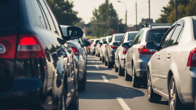 Utrudnienia drogowe podczas kolarskiego wyścigu 4 lipca